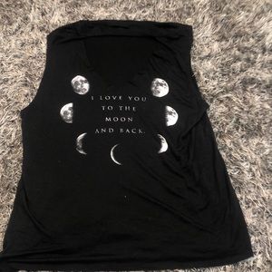 Tank top with cut out chest